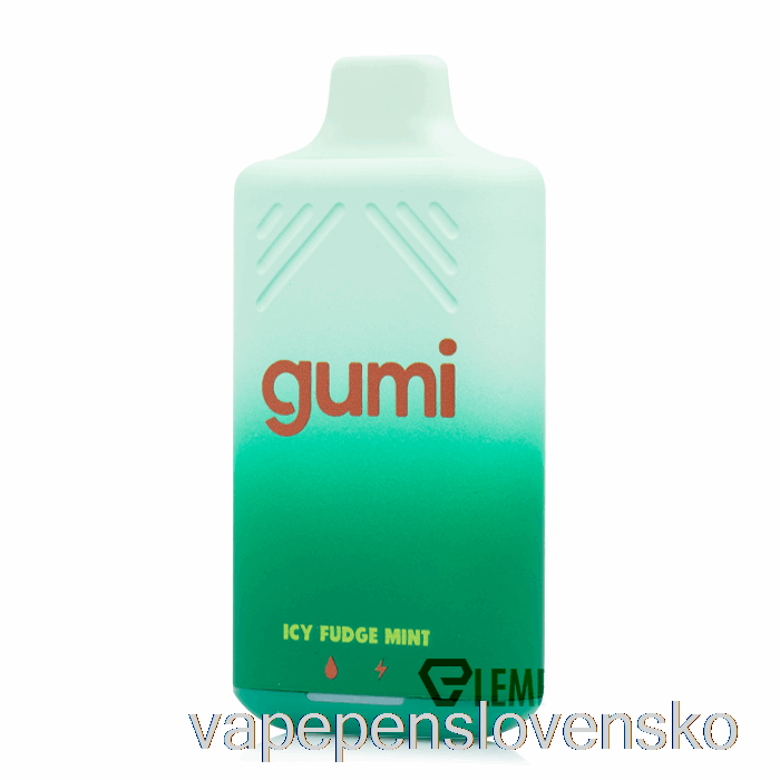 Gumi Bar 8000 Jednorazové ľadové Fudge Mint Vape Pero
